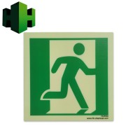 海上船舶IMO標志滅火器指示牌pvc高亮夜光板絲印加工，UV平板打印