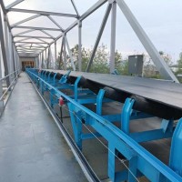 橡膠帶輸送機 固定式防爆皮帶傳送機 攪拌站 給料帶式運輸機