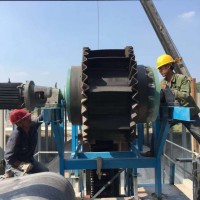 供應DJ650擋邊帶式輸送機 波紋狀裙邊爬坡皮帶輸送機 可提供安裝