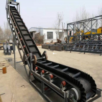陜西擋邊輸送機 傾斜輸送機 爬坡輸送機輸送帶 提供安裝