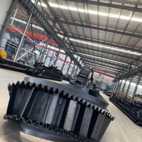 S240波狀裙邊輸送帶 電石廠阻燃擋邊輸送帶 環形擋邊輸送帶