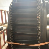 喀什給煤機輸送帶 擋邊輸送帶EP200聚酯布裙邊S200-隔板TC180