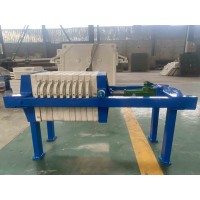 君工機械-實驗室廢水處理用小型千斤頂手動壓緊壓濾機