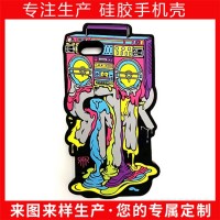 動漫手機殼創(chuàng)意硅膠卡通立體公仔手機保護殼適用多款式