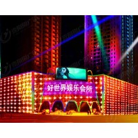 幕墻燈飾畫LED燈玻璃夜景霓虹燈商場