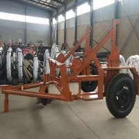 電纜線盤運(yùn)輸拖車 3噸電纜軸托運(yùn)放線車