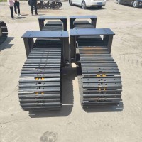 廠家電動遙控履帶底盤升降車 鋼制履帶總成 爬樓機鉆井