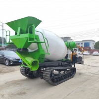 全地形混凝土運輸車 履帶式水泥攪拌