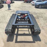 橡膠履帶底盤機(jī)械變速箱底盤 電動(dòng)液壓工程機(jī)械履帶總成