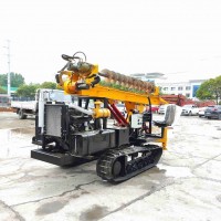 光伏打樁機(jī)多功能地釘樁機(jī)山地工程螺旋鉆機(jī)