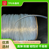 東莞浩意品牌TPU透明彈力圓形串珠水晶線