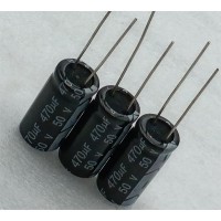 直插電解電容50V470UF高頻低阻濾波電
