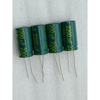 直插電解電容35V2200UF高頻低阻濾波電容