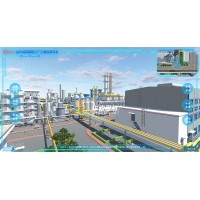 數字孿生污水廠智慧監管平臺，辦公樓三維可視化開發，深圳華銳視點