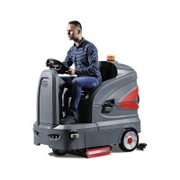 物業小區用智能洗地機 駕駛式洗地車 一鍵清洗