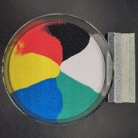 廠家供應美縫劑專用輕質彩砂 新型樹脂用藝術填料 色彩規格齊全