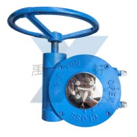 上海禹軒QDX3-5球閥減速機-DN400蝶閥手動裝置