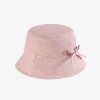 義烏帽廠粉色蝴蝶結盆帽定做