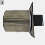 高品質過濾器，帶機械自動振塵功能