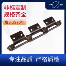 米制P100-F滾輪帶附板 輸送鏈廠家 環球鏈條