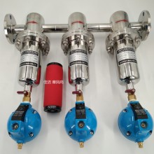 不銹鋼壓縮空氣過(guò)濾器 衛(wèi)生級(jí)壓縮空氣除菌過(guò)濾器