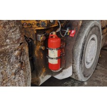 液壓挖掘機(jī)車載自動(dòng)滅火裝置，工程車滅火系統(tǒng)