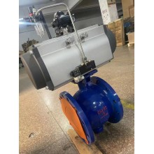 氣動碳鋼v型球閥-氣動鑄鋼v型球閥出廠價