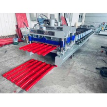 壓型機 800仿樹脂琉璃瓦機全自動彩鋼壓瓦機設(shè)備冷彎機 金碩機械