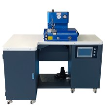 KTWO氣動雙電機驅動定寸抬壓腳圓刀削薄機K2C3款