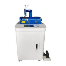 KTWO手工皮具工作室使用圓刀皮革削薄機mini款