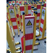 供應博銘電力安全護欄絕緣伸縮圍欄 玻璃鋼伸縮護欄 可定制長度