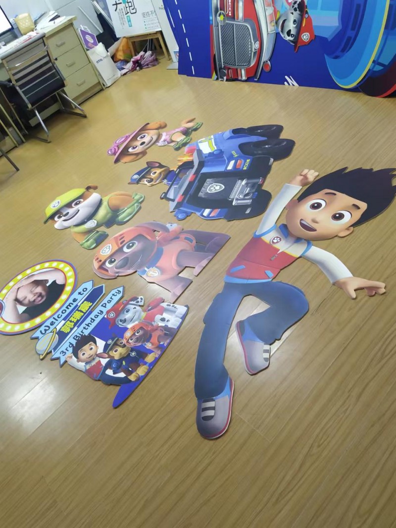 西安kt板定制 pvc廣告牌定制簽到墻kt板，泡沫異形牌展板