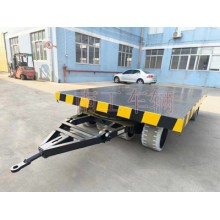 30噸重型平板拖車，叉車牽引重型工具拖車