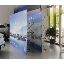 西安拉網展架定制，西安快展架出租，