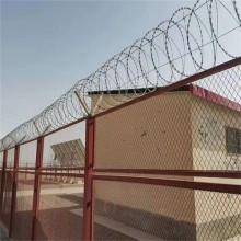 海南現(xiàn)貨刀片刺繩廠家供應三沙不銹鋼刺網(wǎng)儋州機場圍界