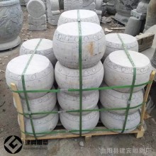 庭院石柱墩 石雕仿古柱墩石 古建景區(qū)青石柱基石 路障