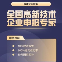 高新技術企業申報服務