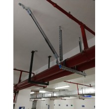 湖北建筑機(jī)電管線抗震支吊架 鄂州DN65消防管道抗震支吊架 抗震支