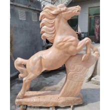 廣場石雕奔馬群馬雕塑將軍馬石雕馬到成功擺件