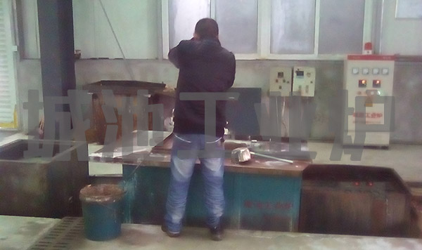 發黑爐客戶生產現場