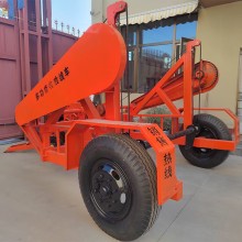 電纜線盤(pán)托運(yùn)展放車(chē) 建筑液壓線盤(pán)拖車(chē)