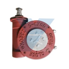 FQDX3-5帶鎖盤蝸輪箱，油田防盜閥手