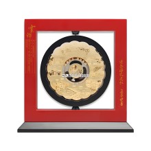 高檔實木獎牌牌定制金屬創意木質獎牌