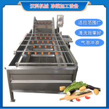 6米氣泡清洗機 全自動洗菜機 高壓水流清洗機