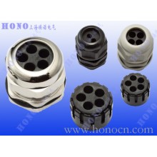 多孔電纜接頭 多孔格蘭頭 多孔填料函 黃銅鍍鎳多孔電纜接頭