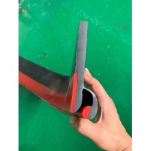 無動力降塵導料槽防溢裙板 皮帶機護皮 耐磨聚氨酯橡膠