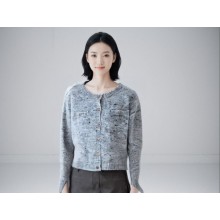 溫碧霞自創IRENENA服裝小香風毛衣開衫女春秋氣質短款