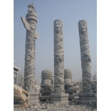 供應(yīng)青石滑柱、青石石柱、青石華表