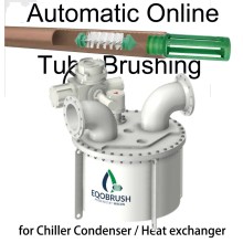 冷凝器自動清洗系統(tǒng)換熱管除垢無人工