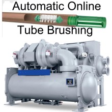 長沙冷凝器自動清洗系統換熱管除垢無